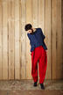Image 2 of  for rectangle_trouser_red