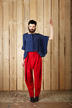 Image 5 of  for rectangle_trouser_red